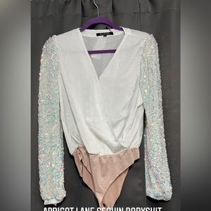 High quality sequin body suit